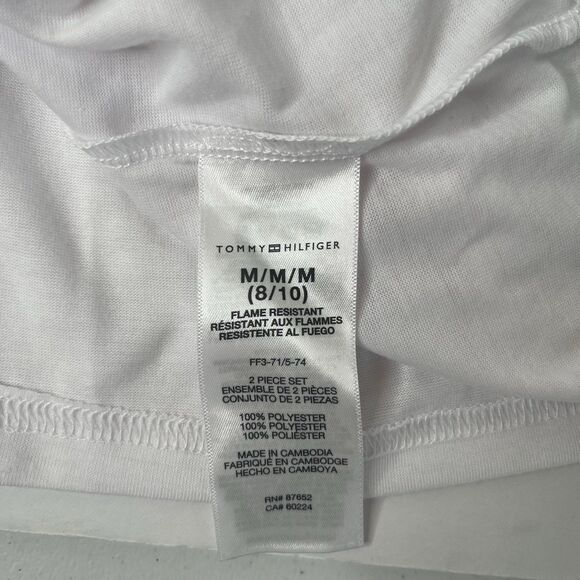 NWT Boys Classic Logo Tommy Hilfiger Pajamas Set Size 8/10 #362 - Picture 8 of 10